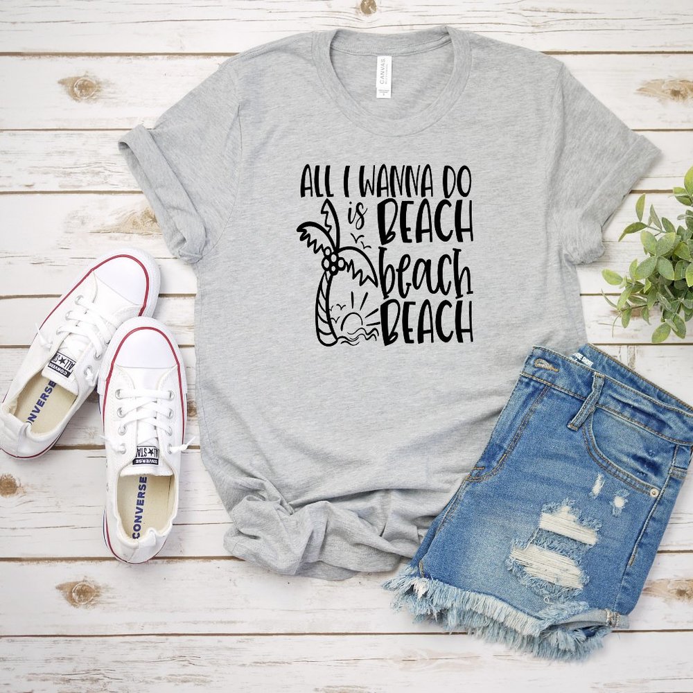 Beach Funny Graphic design Tee Shirt